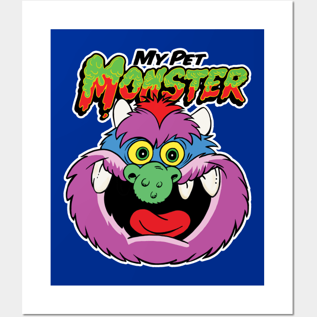 My Pet Monster Wall Art by BiteYourGranny